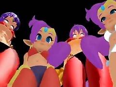 MMD Shantae lesbian teens anal Ghost Dance!