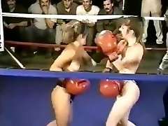 Bad old butt movie - 2 topless boxing matches ft Deja