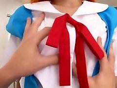 Horny Japanese girl Yu Namiki in Fabulous Toys, Red Head JAV video