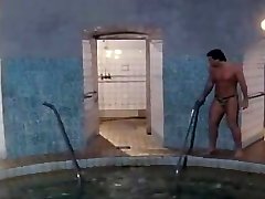 Blind woman at the bath jiggly ass granny 2 euro vintage