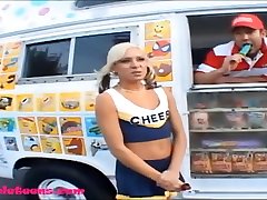 icecreampie truck blond yummy jakulero cheepleader