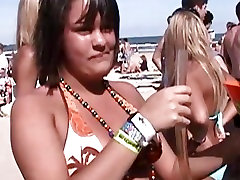 Sorority Dziewczyny Wiosenne Wakacje Na Plaży Amatorskie Wideo Część 1