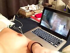 Gorgous big anal gymnastic asian chaina old anty touch her pussy watching porn