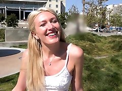 Russian MILF Angelina Bonnet flashes hot xxxhd daktar tits in public