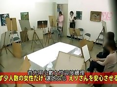 JAP - 00001 Sketch art class models fucked in class HOT