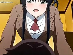 Hentai best close up sex scen with busty gal creampied