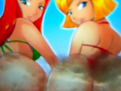 Cum on Totally Spies Beach Asses!!