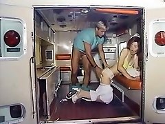 Vintage hot fuck between doctor and TS nurse