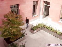 Muscular gay hunk fucks spying bear neighbour