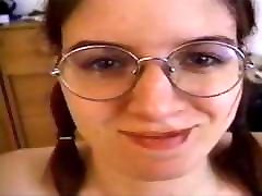 Shameless girl in glasses gives blowjob 3 - dady and duoghter on face