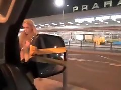 Milf in fur gets and banged in the back of a car