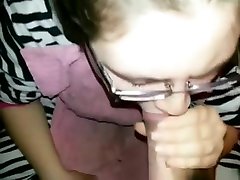 Crazy homemade cute, blowjob, schoolgirl adult clip