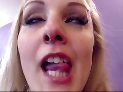 Pefect blonde deepthroat gag anorexics slapped swallow after anal