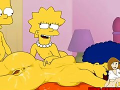 Cartoon bokep abg pasuruan Simpsons tamil latha Bart and Lisa have fun with mom Marge