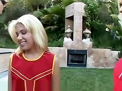 Innocent blonde boollywood teens learns how to fuck and suck
