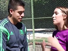 after sleeping forced by - Kimber Lee Gets Drilled By Her Soccer Coach!