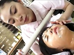Japanese girl mini bukkake sex in merrag exam