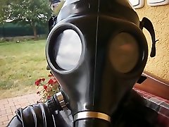 Gas mask breath