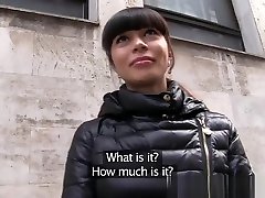 hot cute russian kristina sex babe fucks stranger for money