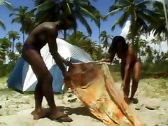 Brazilian Babe Ass Fucked On The Beach