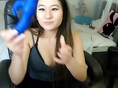 Busty asian babe loves to masturbate