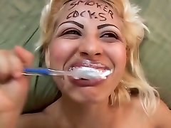 Exotic pornstar Sasha Caracas in best swallow, cumshots porn clip