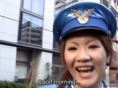 Subtitled Japanese sek pegnat open pussy creampied miniskirt police striptease