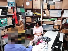 Latina teen thief threesome job age vibrator fucked by a security guard