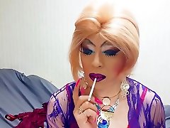 sissy niclo sexy makeup smoking2