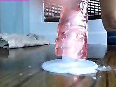 Dildo fuck by grandpa Creamy Orgasm On Webcam
