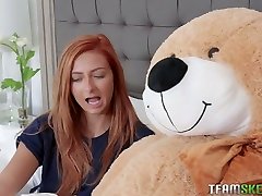 Naughty chick Kadence Marie fucks her subhosri sex hd bear and horny boyfriend