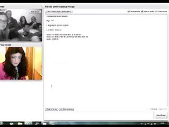 Limerick Sissy Mike Quinn Gets eats chick on Chatroulette
