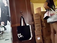 Candid voyeur perfect teen ass rare video hidden at shopping mall