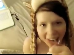 Incredible exclusive cum in mouth, lingerie, cumshots amateury playing in shower video
