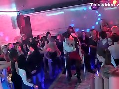 Euro babes fucked hard at a wild party
