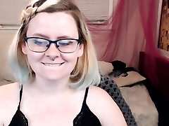 Nerdy Glam Blonde Babe Gets pounded hard to orgasm And Naughty