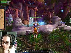 Playing calf suck slut of Warcraft: Day 2 Part 1