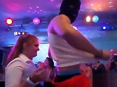 Slutty nymphos get entirely wild and nude at hardcore party