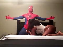 Black Spiderman Fucks Big-Booty spolied hair bitch in Sex-Tape
