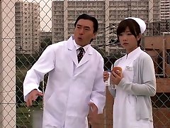 грубые японская девушка в сказочные медсестры, мастурбирует яв сцены
