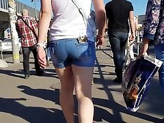 Tight ass in shorts