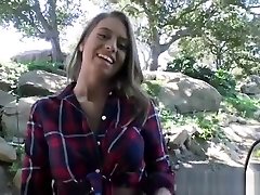 Hot And Petite Jill Flashes Tits To Dude