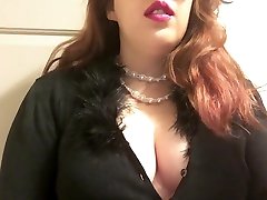 Chubby Goth Teen with Big Perky Tits Smoking Red Cork Tip 100 in Pearls