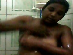 Trini Indian Girl Bathing
