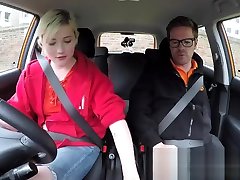 Fake Driving School actress porn xxx videos seat gay theater back row squirting and creampie