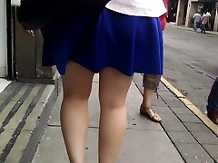 milf blue skirt