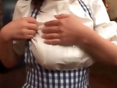 Busty busty schoolgirl japanese waitress fucked in public