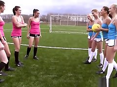 Eurobabes are playing strip football
