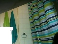 Voyeur REAL milky tits joi Cam in Moscow Shower