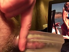 Pretending to have indian colige video with my cousin, cum inside fleshlight